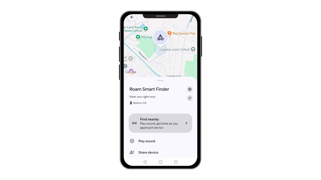Meet Roam Smart Tracker for Google’s Find Hub App